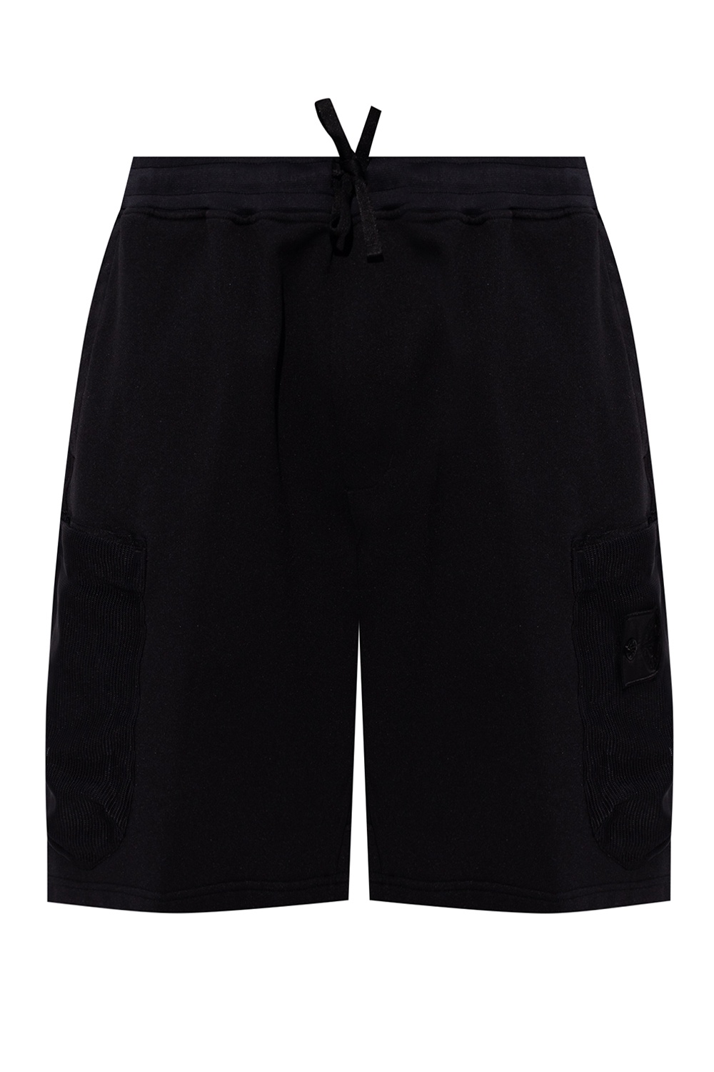 Stone island clearance sweat shorts black